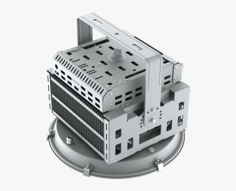 500w In Silver Side View - Floodlight, transparent png #5072981