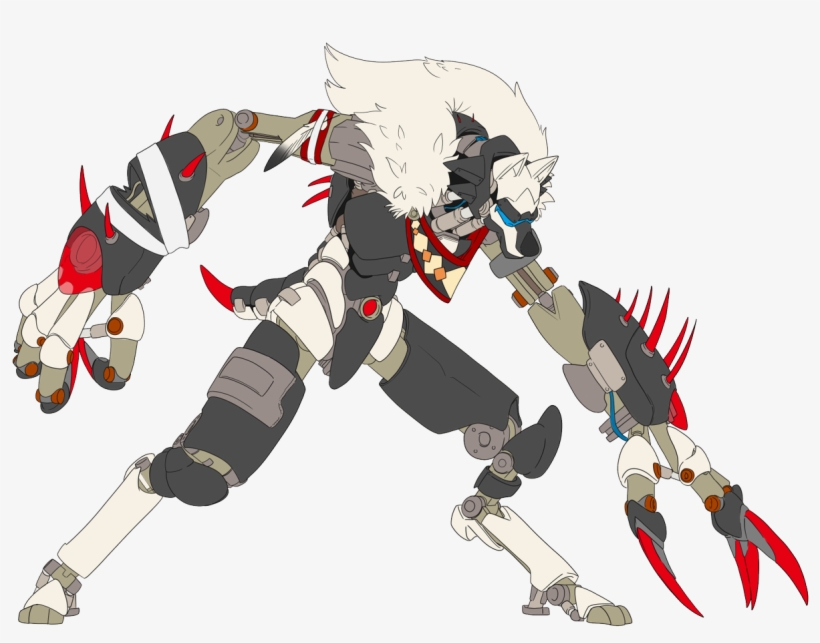 #overwatch #conceptart #sketch #robot #omnic Here Is - Action Figure, transparent png #5073416