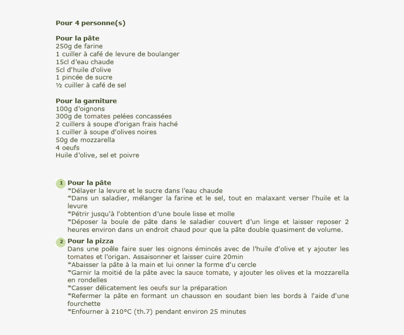 Recette Pizza Calzone - Sample Cover Letters For A Kindergarten Teacher, transparent png #5074292
