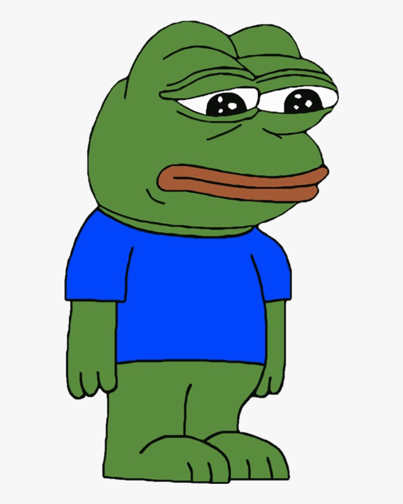 167kib, 560x943, Animated Sad Frog - Pepe The Frog Cock, transparent png #5075350