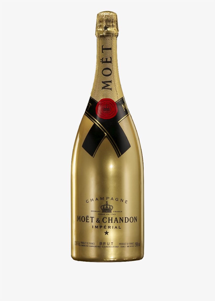 Golden Straw Yellow With Green Highlights - Moet & Chandon Imperial Champagne, France - 750, transparent png #5075744