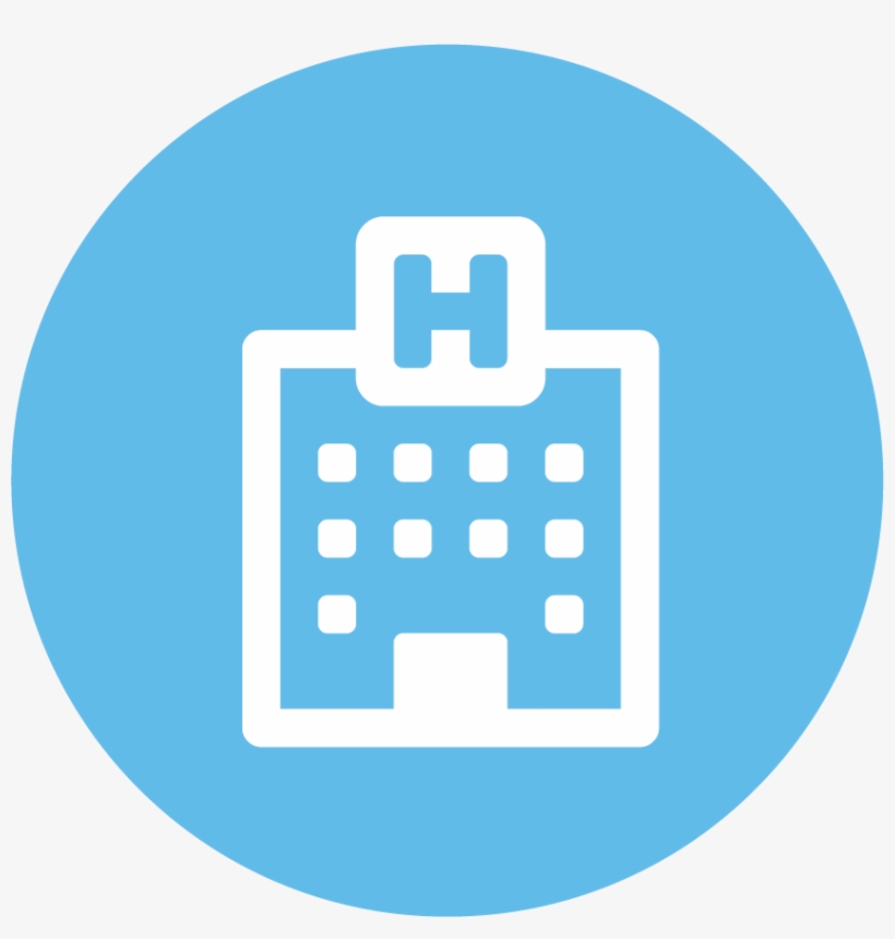 Hospitals - Hospital Red Icon Png, transparent png #5075796
