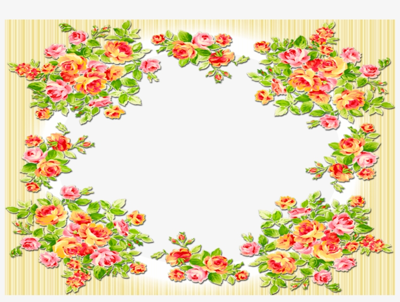 Para Salvar As Molduras, Clique Com O Boto Direito, - Molduras Florais Em Png, transparent png #5076211