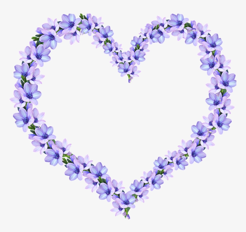 Frame, Purple, Flowers, Design - Mor Çiçek Çerçeve, transparent png #5076969