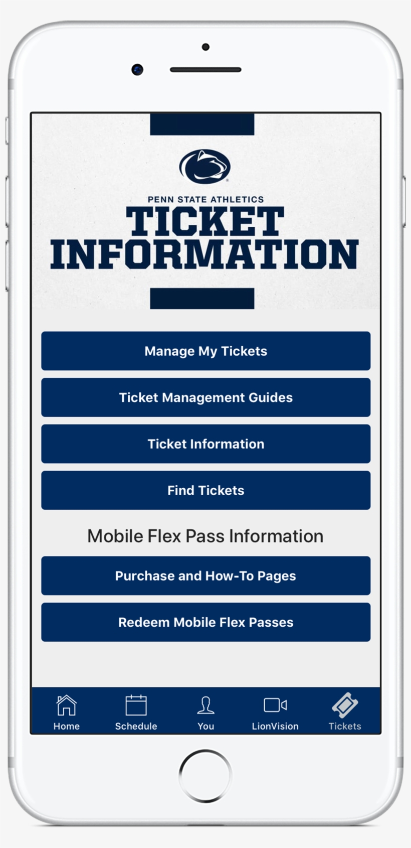 Go To The Penn State Athletics App On Your Iphone Or, transparent png #5077422