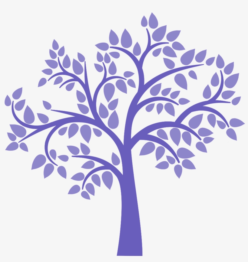 Wisteria Trees 2 - Clip Art, transparent png #5078650