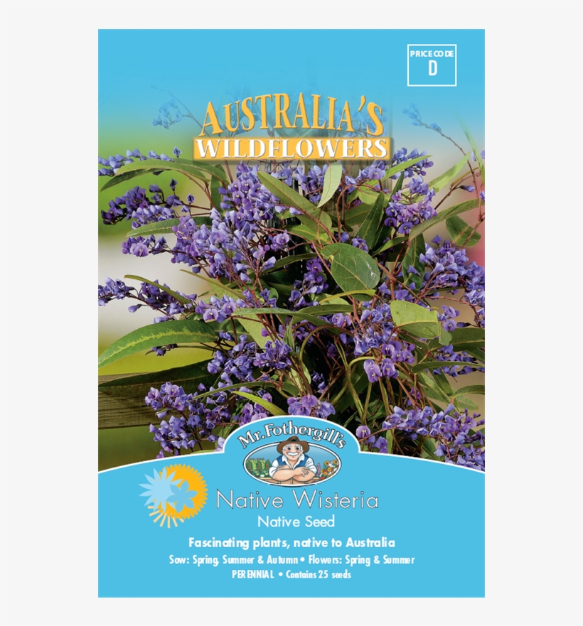 Mr Fothergill's Native Wisteria Flower Seeds - Mr Fothergills, transparent png #5078874