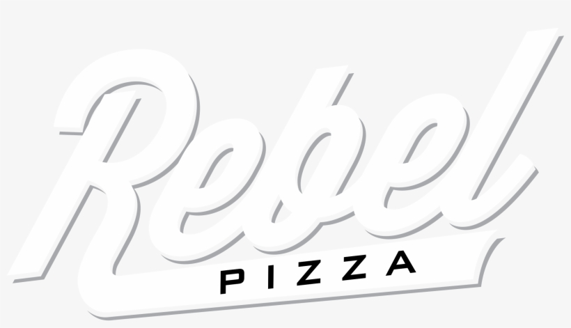 Simplified Logo White Png - Rebel Pizza, transparent png #5079710