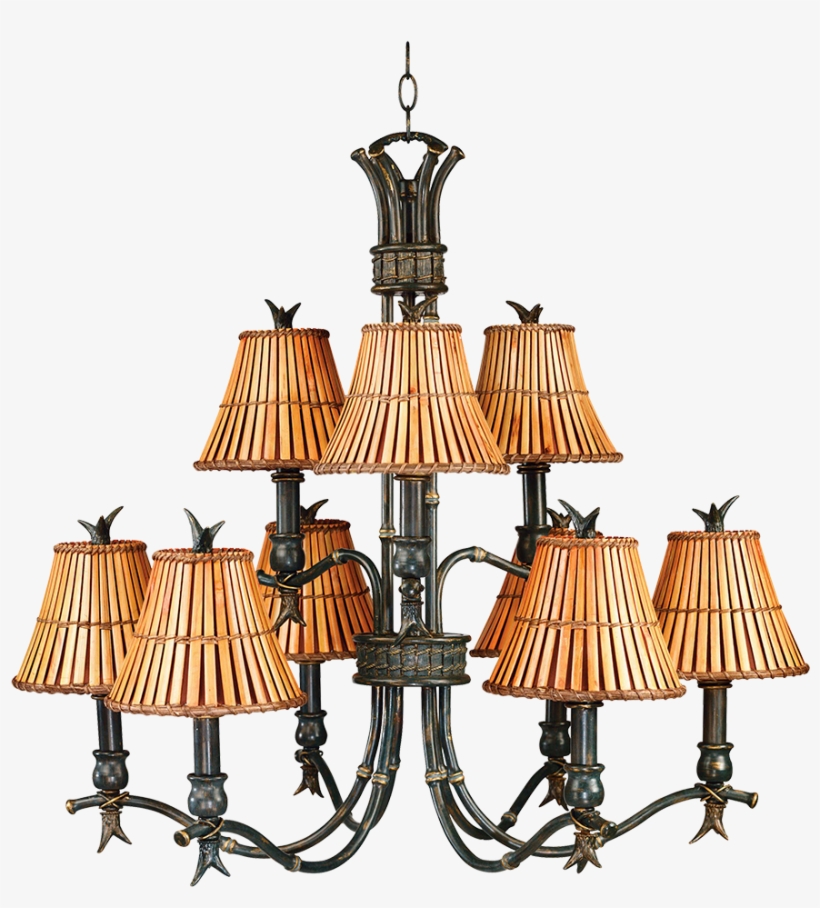 Kenroy Kwai Nine Light Chandelier, transparent png #5080877