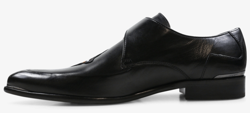 Monks Toni 24 Black Tiger Patch - Formal Shoe Side View, transparent png #5081785