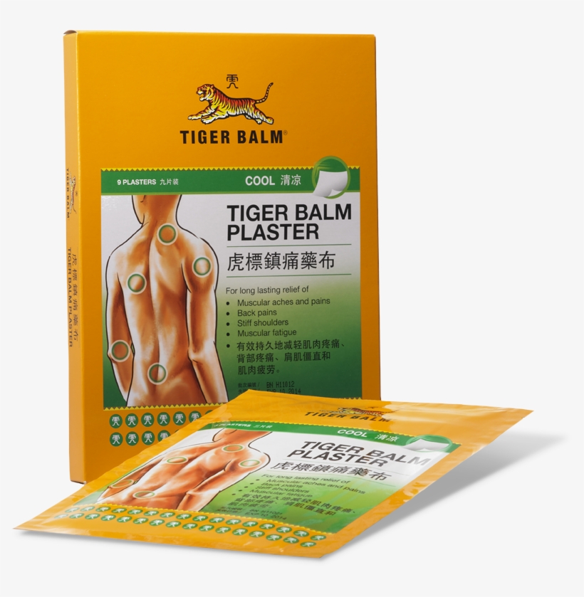 Tiger Balm Pain Relieving Patch - 5 Patches, transparent png #5081929