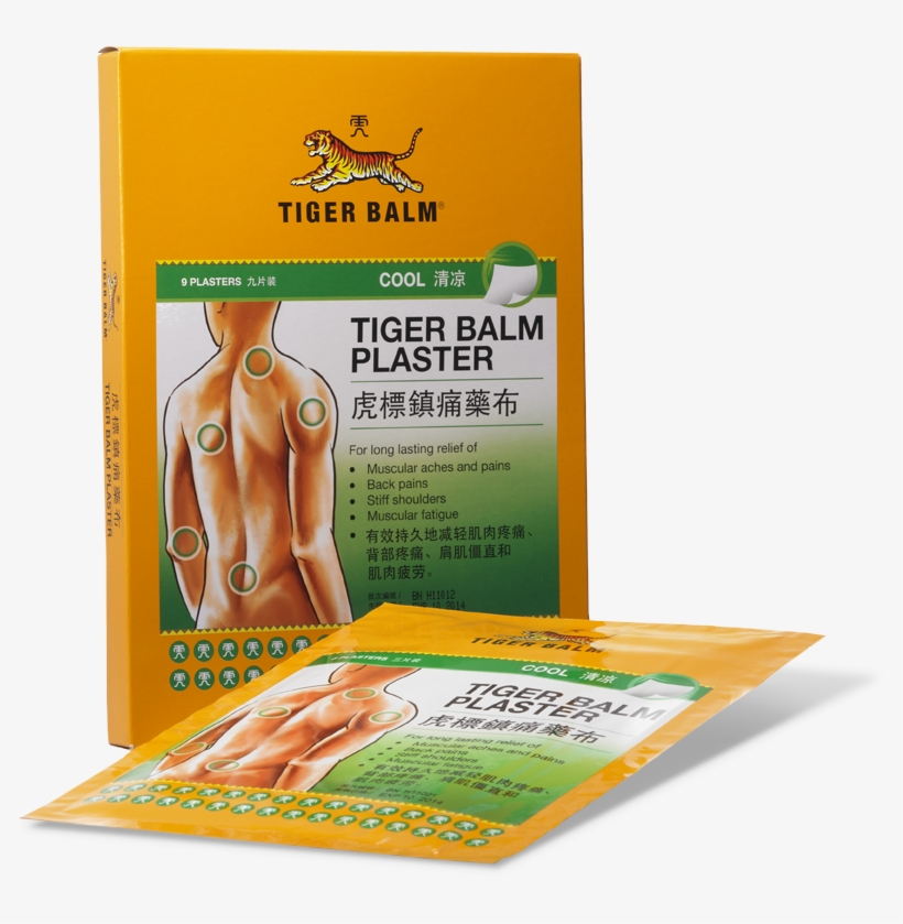 Tiger Balm Pain Relieving Patch - 5 Patches, transparent png #5081929