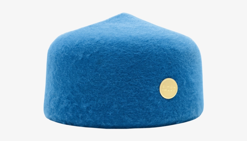 Simon & Mary Fez Hat Blue - Beanie, transparent png #5082030