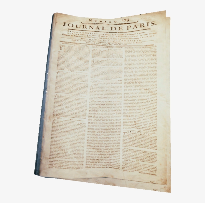 Journal De Paris - Acu-journal, transparent png #5083350
