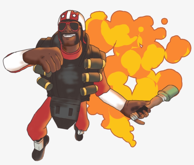 Kablooey Features A Demoman From Team Fortress 2 With - Tf2 Explosion Png, transparent png #5084471