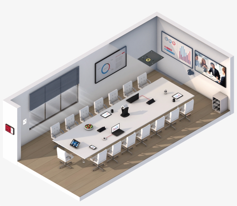 Executive Boardroom - Av Conference Room Diagram, transparent png #5086303