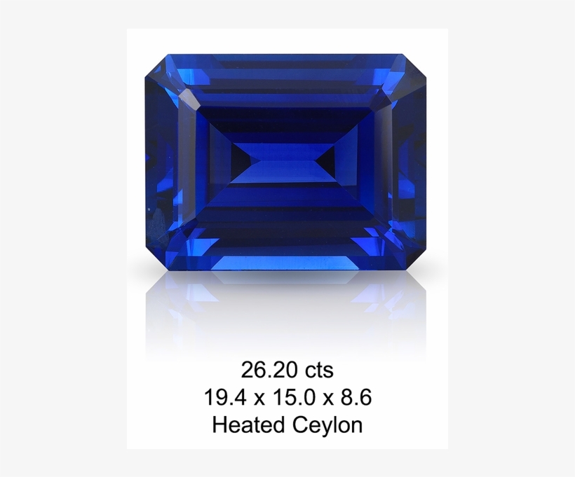 26 Carat Sapphire - Diamond, transparent png #5087736
