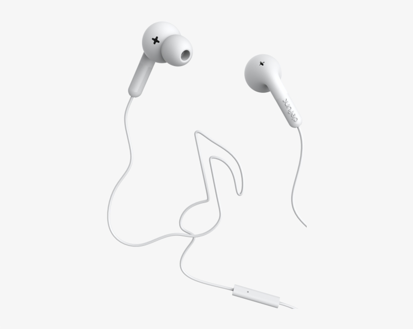 Defunc Go Music Earphones White, transparent png #5087737