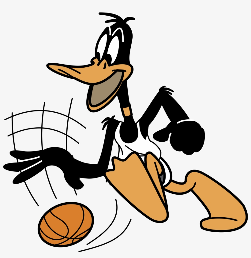 Warner Bros Logo Png Transparent - Daffy Duck Basketball, transparent png #5087856
