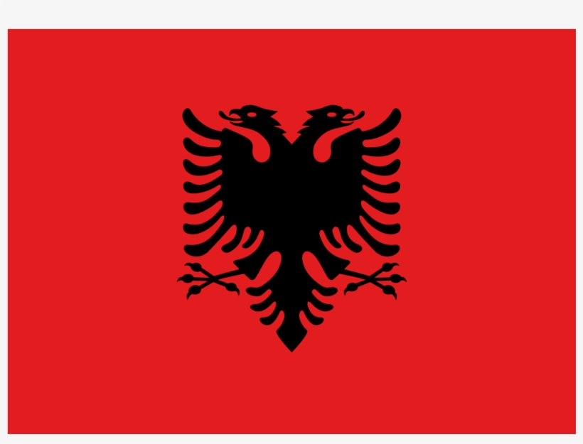Download Svg Download Png - Albanian Flag, transparent png #5088139