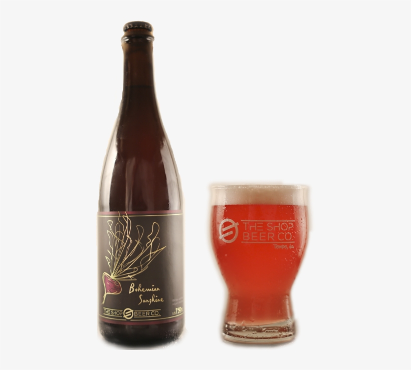 Theshopbeer Bohemiansunshine Bottle And Glass Copy, transparent png #5088651