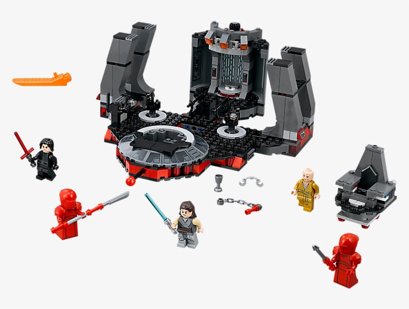 Snoke's Throne Room - Lego Snoke's Throne Room, transparent png #5088756
