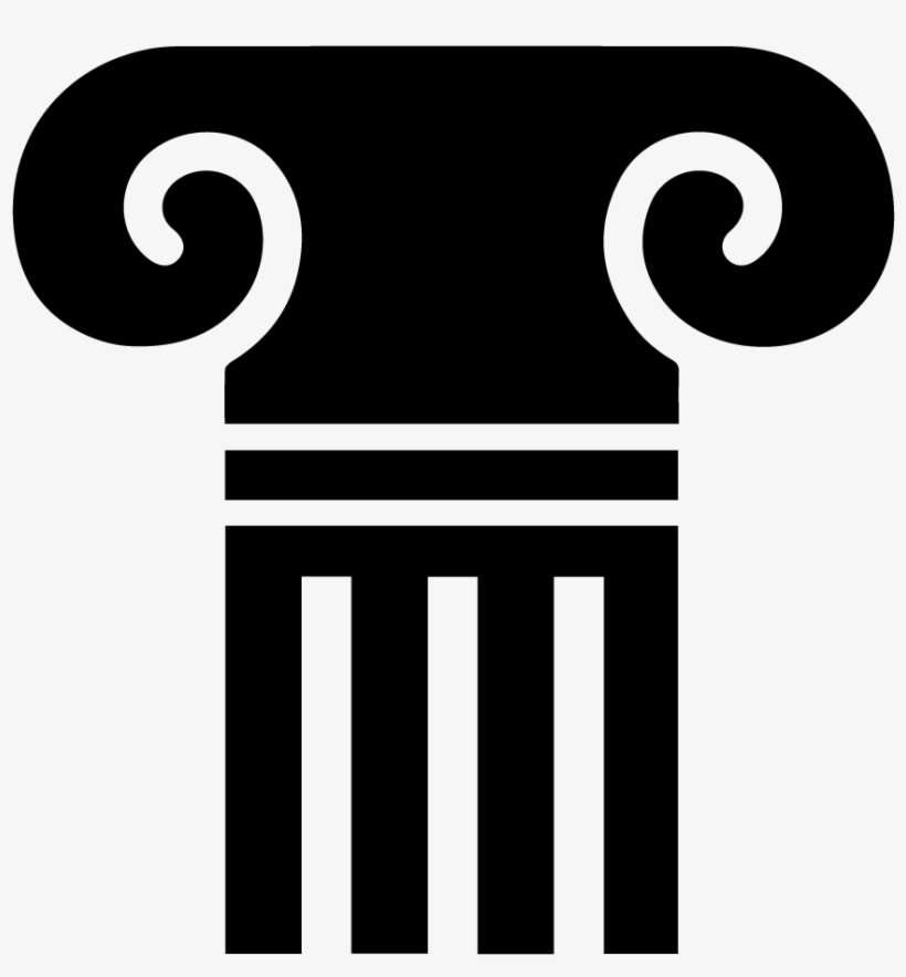 Greek Column Icon - Greek Column Symbol, transparent png #5088994