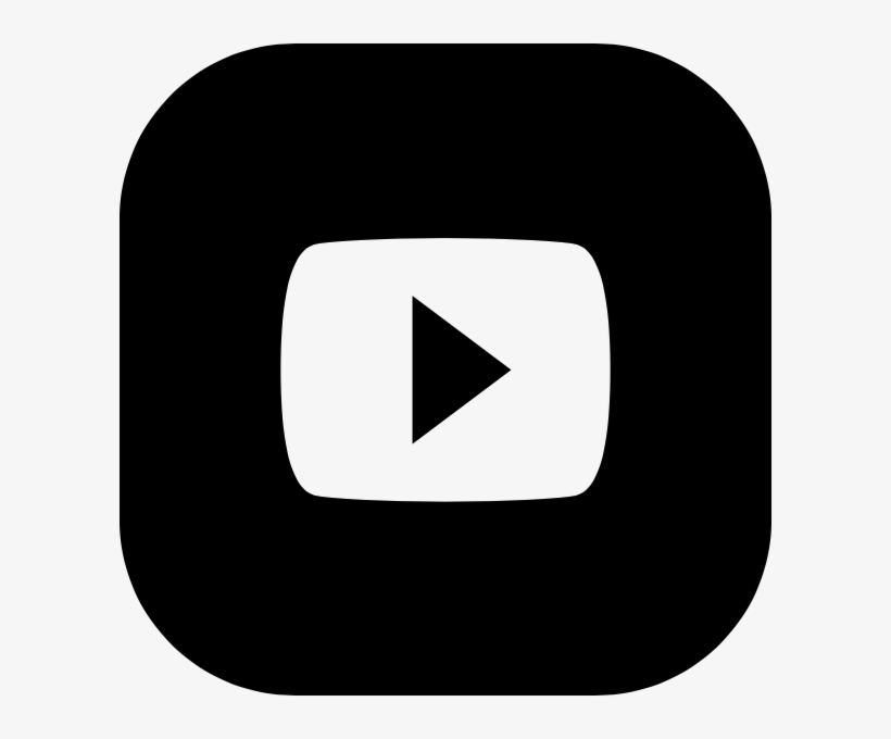 Pinterest Icon - Youtube Logo Black Png, transparent png #5089691