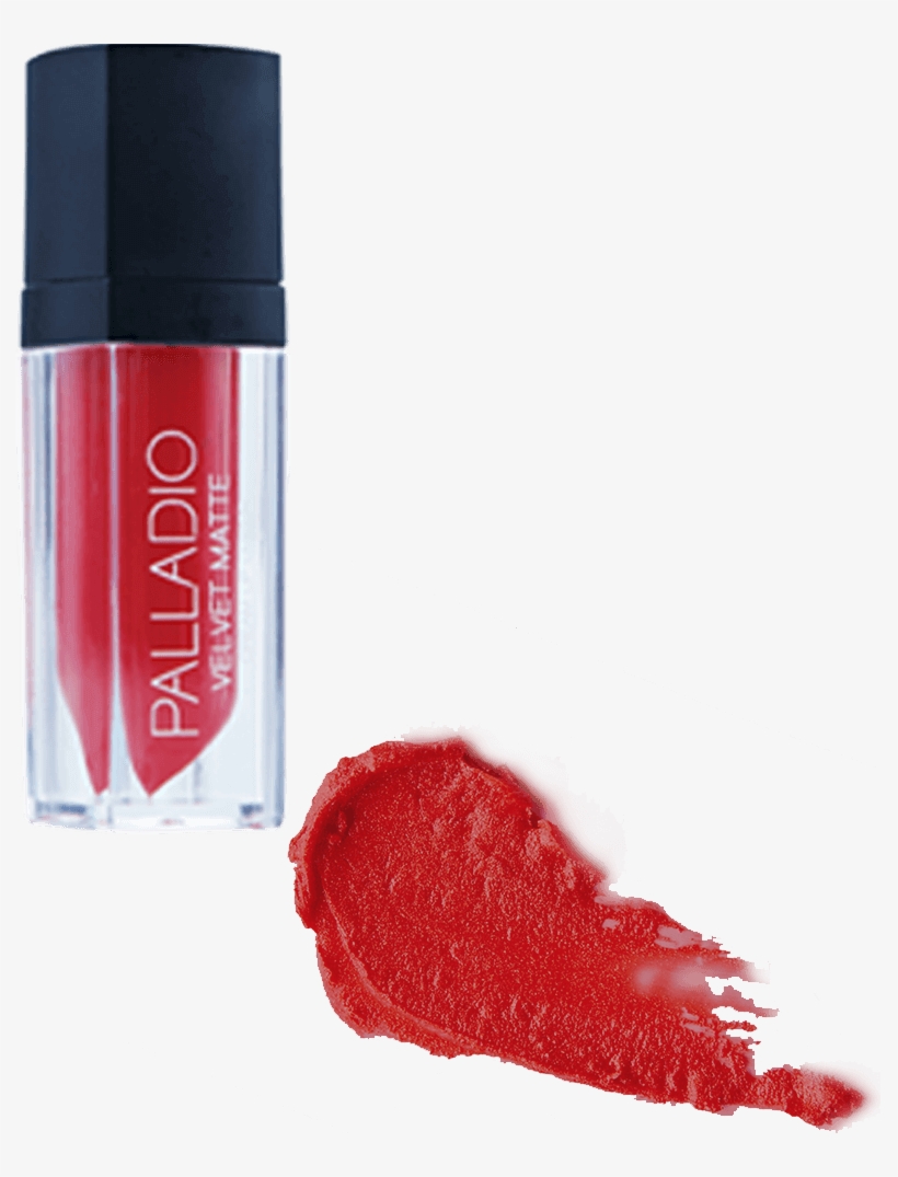 Palladio Velvet Matte Liquid Lipstick - Lip Gloss, transparent png #5089764