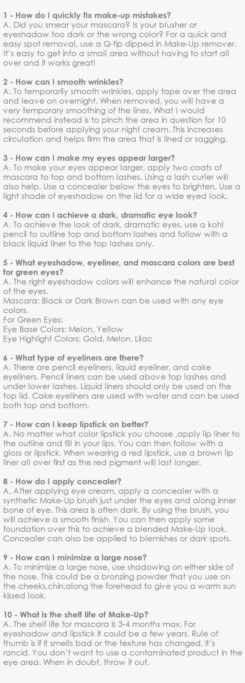 How Do I Quickly Fix Make-up Mistakes A - Document, transparent png #5090031