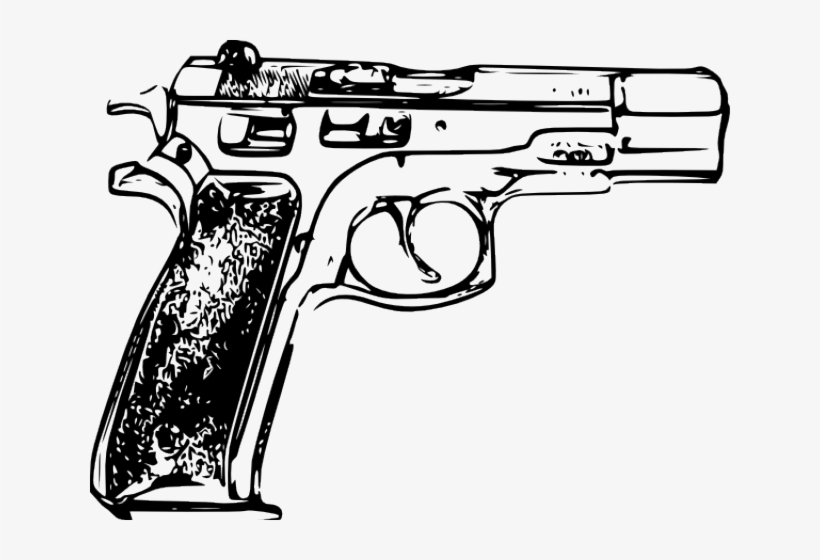 Gun Clipart Policeman - Gun Clipart, transparent png #5091887