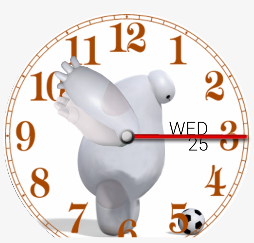 Baymax For Moto Facerepo Png Baymax Clock - Decoupage Laminas Para Reloj Vintage, transparent png #5092508