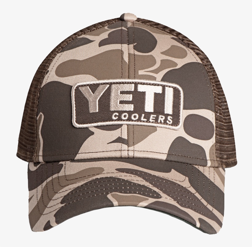 Yeti Custom Camo Hat With Patch - Yeti Coolers, transparent png #5094202