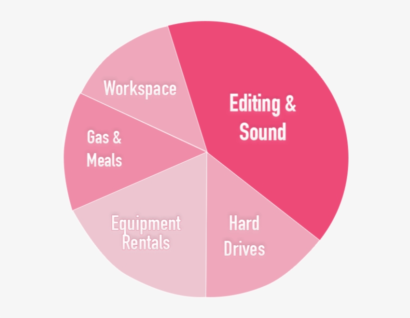 The Raised Funds Will Be Divided To Fund Camera & Sound - Circle, transparent png #5094818