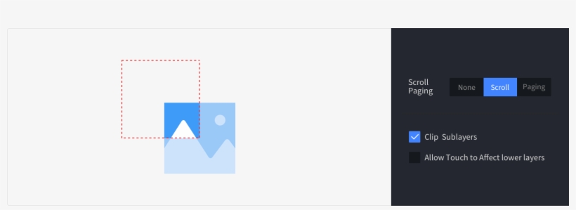 Enabling The Clip Sublayer In The Property Panel Allows - Design, transparent png #5095102