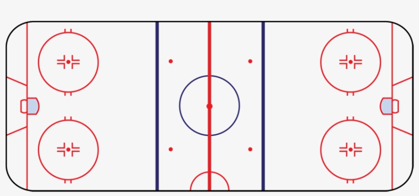 In Fact, It Was Originally Called 'hockey Rink Style' - Hockey Rink Lines Png, transparent png #5095616
