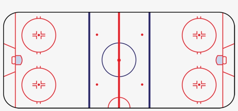 In Fact, It Was Originally Called 'hockey Rink Style' - Hockey Rink Lines Png, transparent png #5095616