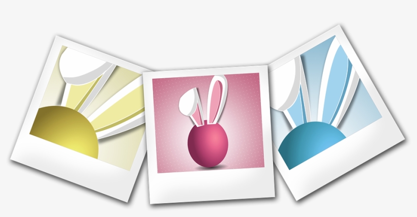 Easter, Easter Bunny, Polaroid, Easter Eggs, Hare - Easter, transparent png #5096047