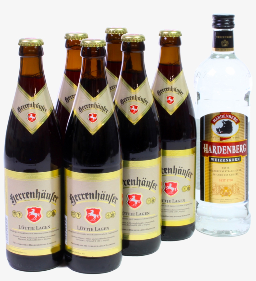 Lüttje Lage Nachschub 6er Set Bier & Korn - Herrenhauser Beer Png, transparent png #5097534