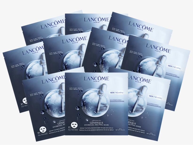 Lancôme Advanced Genifique Hydrogel Melting Mask X10 - Anniversary, transparent png #5097685