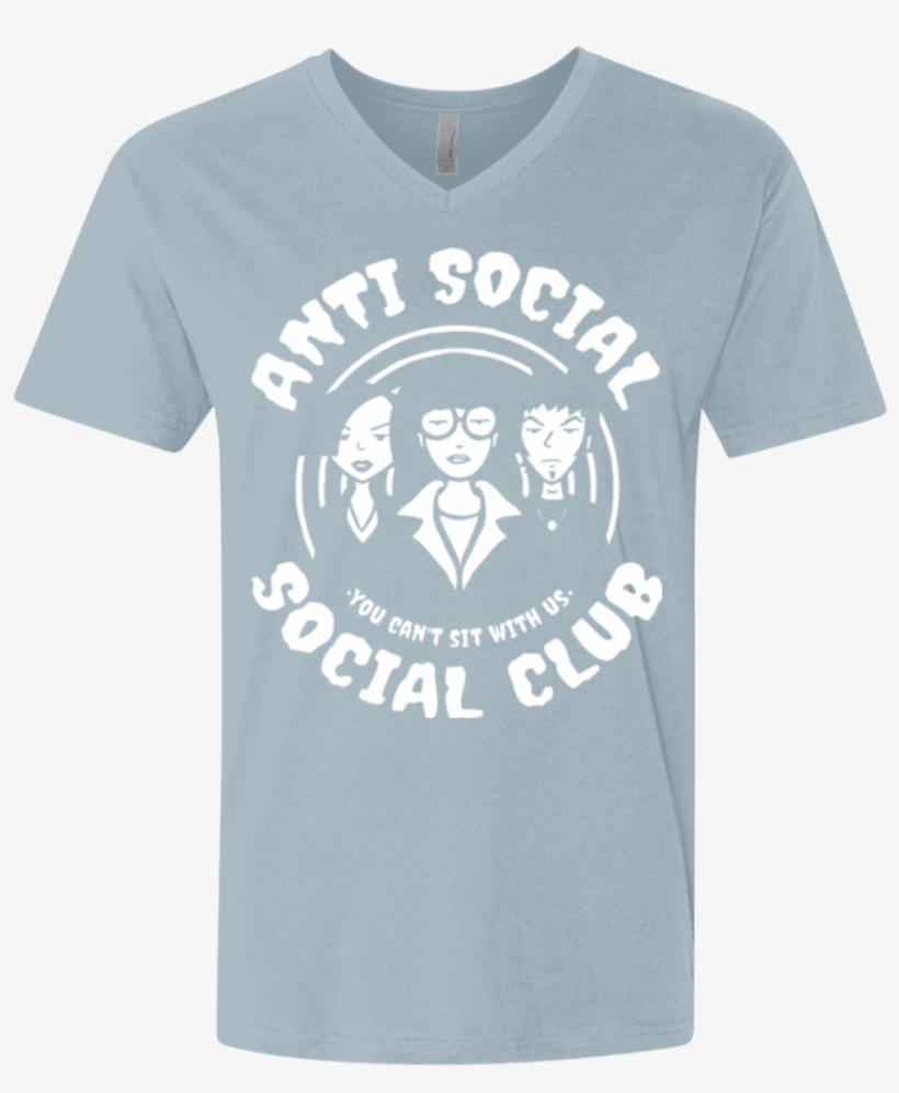 Anti Social Club Men's Premium V Neck - Logo Anti Social Social Club, transparent png #5097885