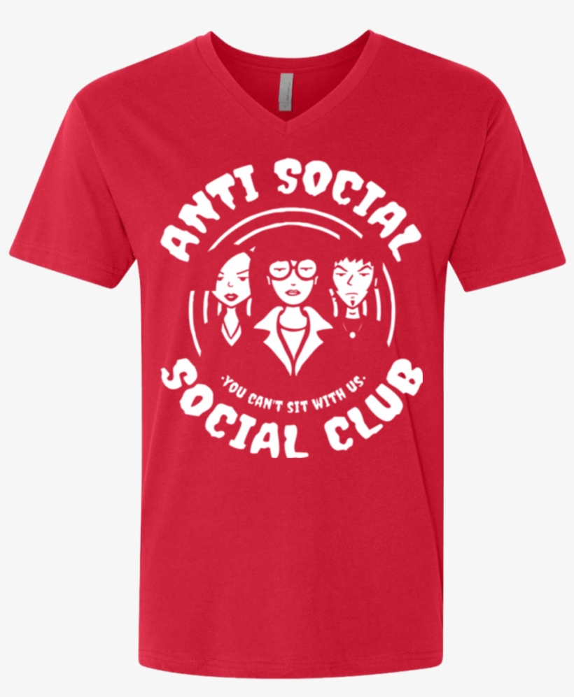 Anti Social Club Men's Premium V Neck - Gambar Anti Social Social Club, transparent png #5098108