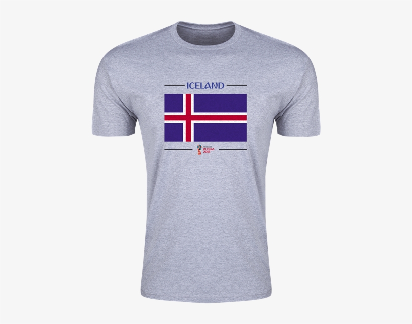 Iceland 2018 Fifa World Cup Russia™ Flag Fashion T-shirt - Totti T Shirt, transparent png #5098152