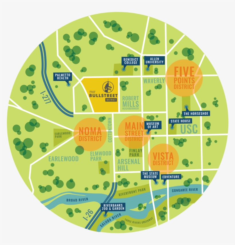 Tech Forward Spaces Meet Human Scale Buildings With - Circle, transparent png #5098285