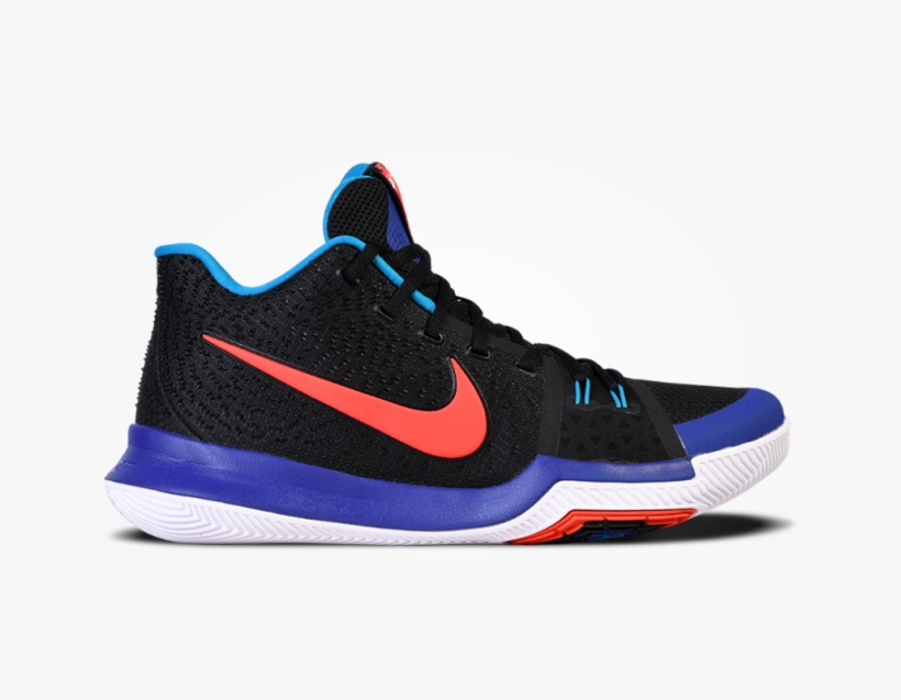 Kyrie 3 Black Suede, transparent png #5098877