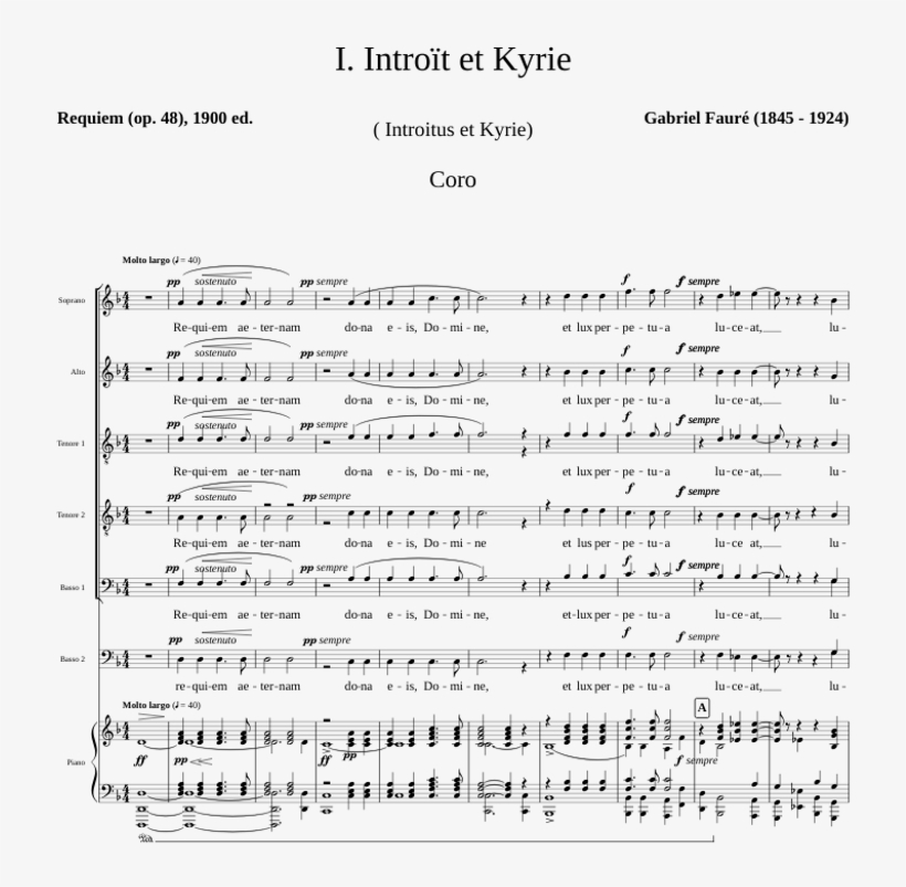 Fauré Requiem I - Document, transparent png #5099327