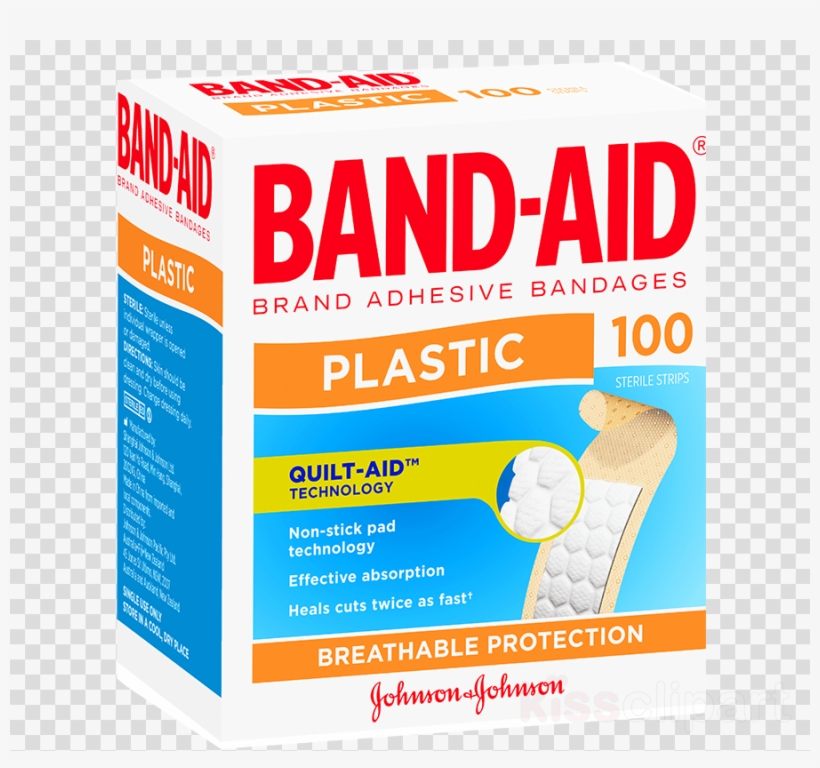 Bandaid Plastic 50 Clipart Band Aid Adhesive Bandages - Knuckle And Fingertip Bandage, transparent png #5099328