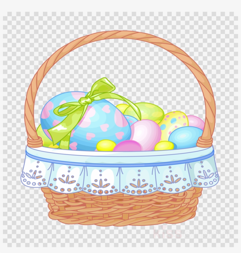 Easter Basket Png Clipart Easter Bunny Easter Basket - Easter, transparent png #5099534