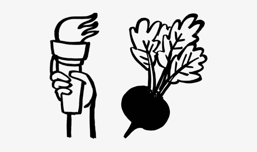 Doing Good, Deliciously - Beet Black And White Clipart, transparent png #510112