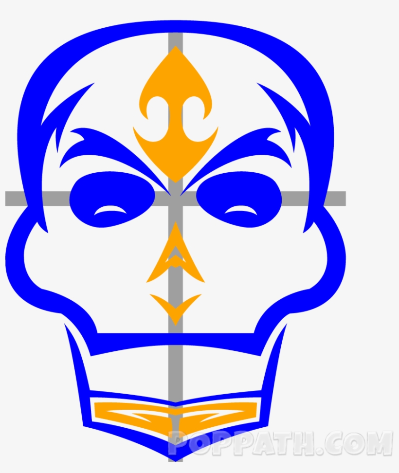 How To Draw A Skull Tribal Tattoo Pop Path - Tattoo, transparent png #510370